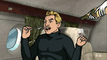 happy food eating archer fat